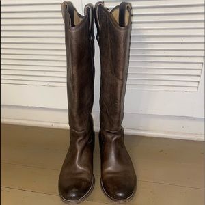 Frye Melissa Button Boots size 8 in the color Slate